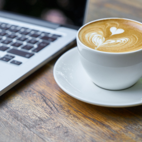 Coffee and Laptop